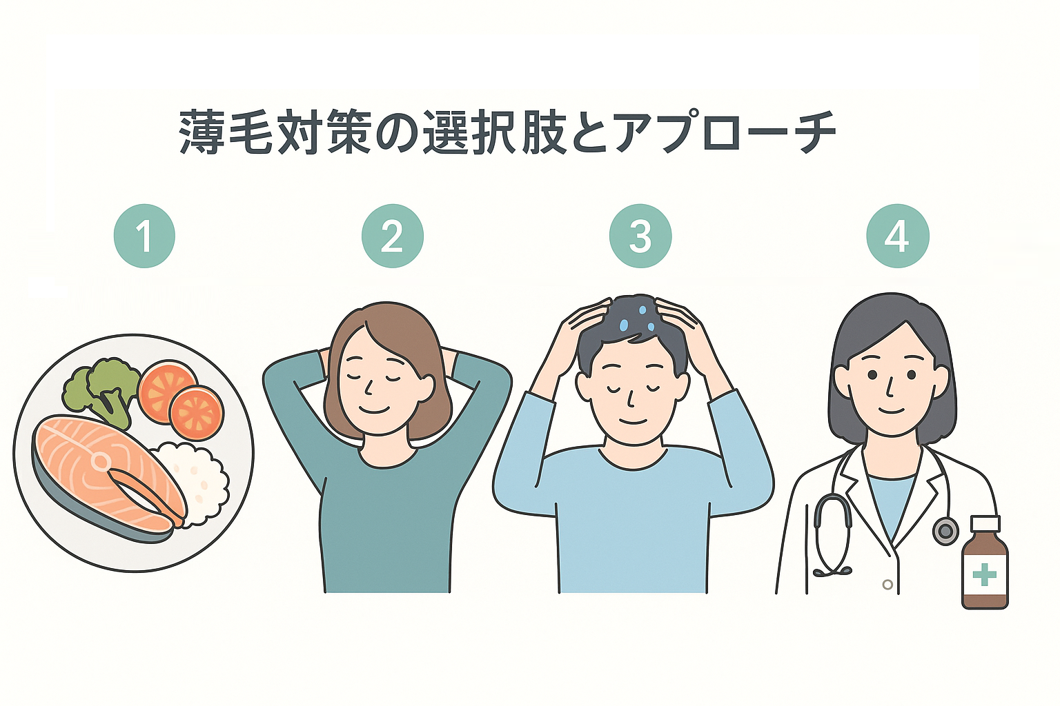 アプローチ薄毛対策