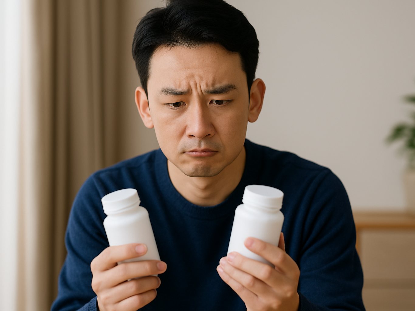 選ぶポイントに迷って比較しているユーザーの実写風イメージ